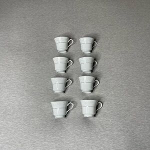 China Pearl Vintage Fine China Porcelain Coffee Tea Cup 8 PCS. Set